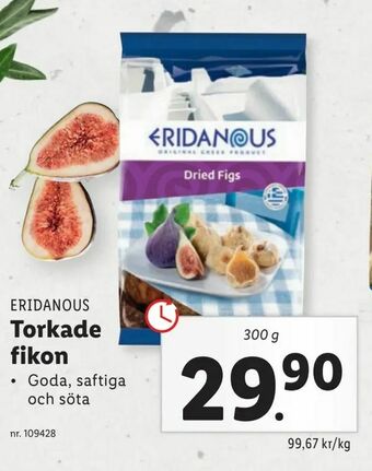 Lidl Torkade fikon erbjuda
