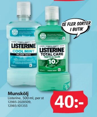 DollarStore Listerine munskölj erbjuda