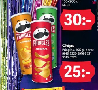 DollarStore Pringles chips erbjuda