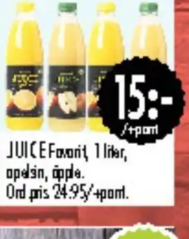 Rinkeby Matcenter Juice Favorit, 1 Liter erbjuda