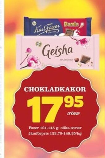 Matvärlden Tensta Chokladkakor erbjuda