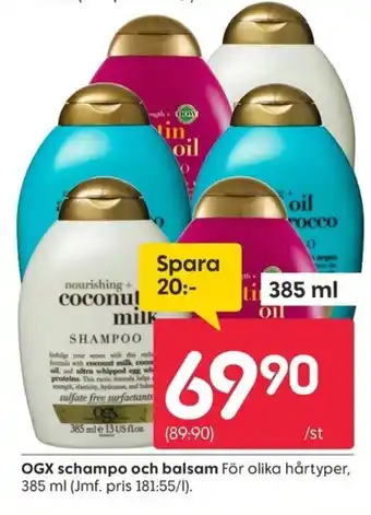 OGX Schampo Och Balsam