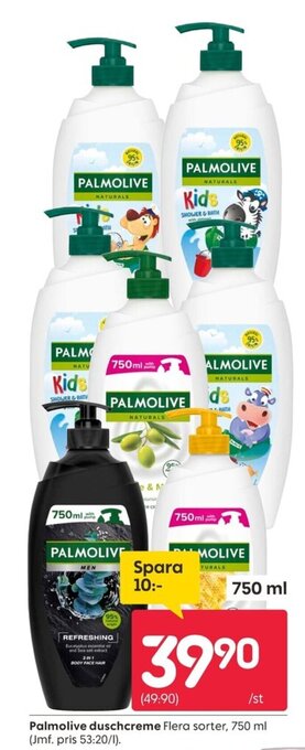 Rusta Palmolive Duschcreme erbjuda