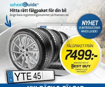 thansen Fälgpaket från best buy erbjuda