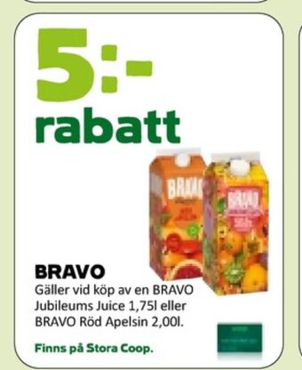 Coop Mersmak Bravo imageannons erbjuda