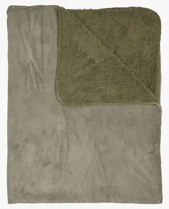 Hemtex Pläd olivgrön erbjuda