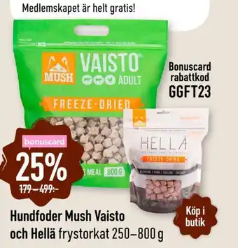 Hundfoder Mush Vaisto Och Hellä