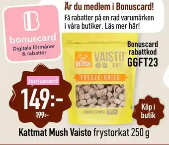 Granngården Kattmat Mush Vaisto erbjuda