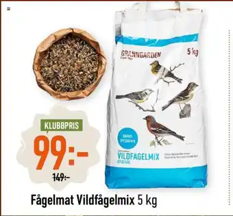 Granngården Fågelmat Vildfågelmix 5kg erbjuda