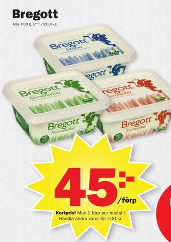 Pekås Bregott erbjuda