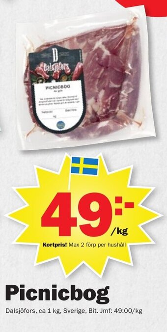 Pekås Picnicbog erbjuda