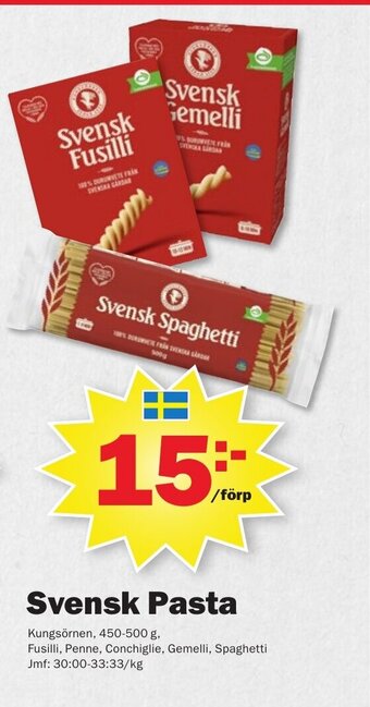 Pekås Svensk Pasta erbjuda