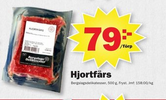 Pekås Hjortfärs erbjuda