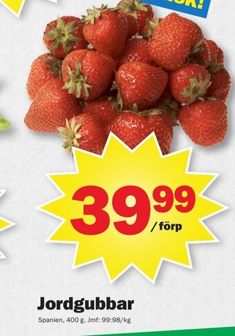 Pekås Jordgubbar erbjuda