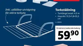 Torkställning