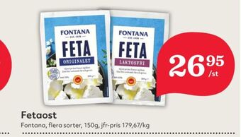 Hemköp Fontana fetaost erbjuda