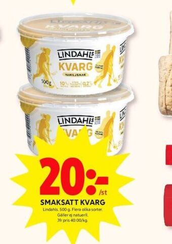ICA Kvantum Lindahls kvarg erbjuda