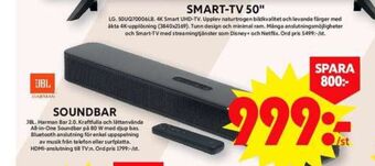 ICA Maxi Jbl soundbar erbjuda