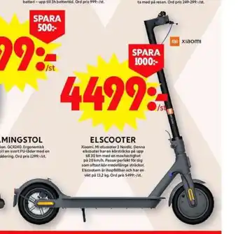 Xiaomi el-scooter