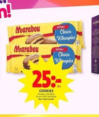 ICA Kvantum Marabou cookies erbjuda