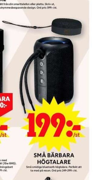 ICA Maxi Luxor högtalare erbjuda