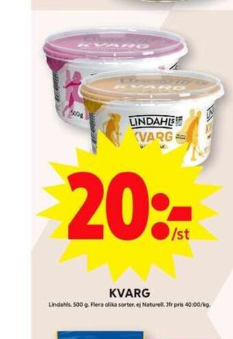 ICA Maxi Lindahls kvarg erbjuda