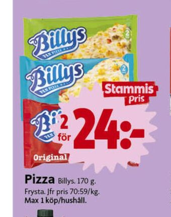 ICA Nära Billys pizza erbjuda