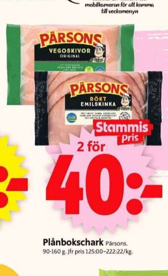 ICA Supermarket Pärsons skinka erbjuda