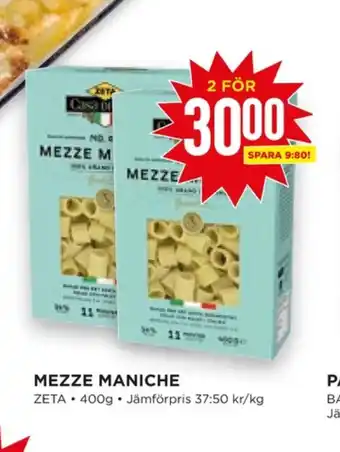 Willys Hemma Zeta pasta erbjuda