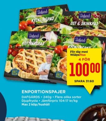 Dafgårds matpajer