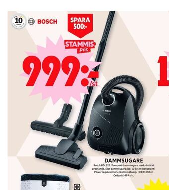 ICA Maxi Bosch dammsugare erbjuda