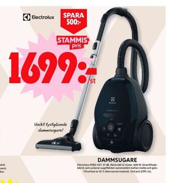 ICA Maxi Electrolux dammsugare erbjuda