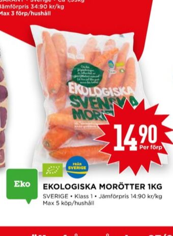 Willys Garant morötter erbjuda