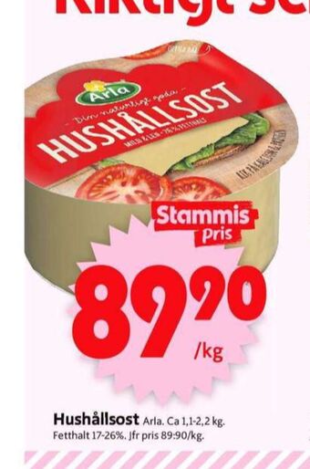 ICA Supermarket Arla hushållsost erbjuda