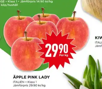 Willys Pink lady äpplen erbjuda