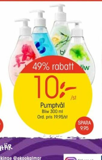 EKO Bliw Tvål flytande erbjuda