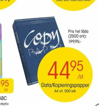 EKO Kopieringspapper erbjuda