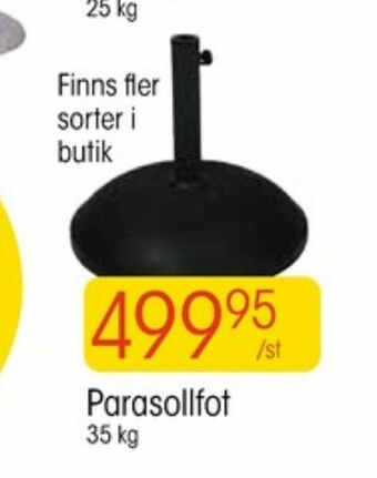 EKO Parasollfot erbjuda