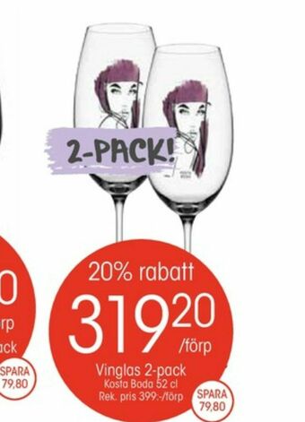 EKO Kosta Boda Glas erbjuda