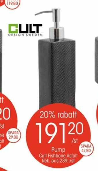 EKO Cult Design Sweden Tvålpump erbjuda