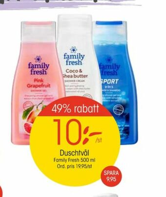 EKO Family Fresh Duschtvål erbjuda