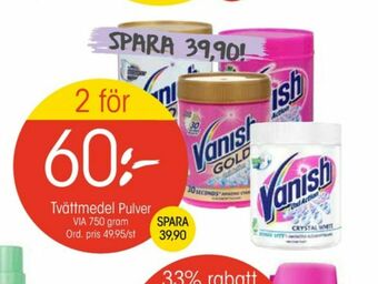 EKO Vanish Oxi Action Fläckborttagning erbjuda