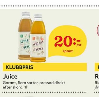 Hemköp Garant Juice erbjuda