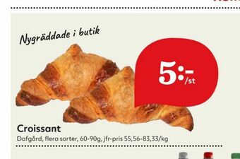 Hemköp Dafgårds Butiksbakat kaffebröd erbjuda