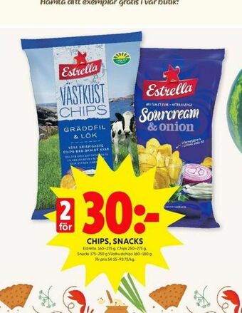 ICA Kvantum Estrella Chips erbjuda