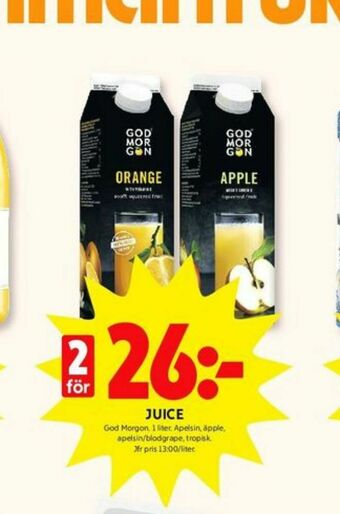 ICA Kvantum God Morgon Juice erbjuda