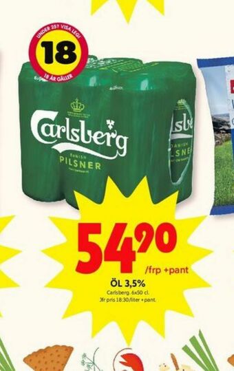 ICA Kvantum Carlsberg Öl erbjuda
