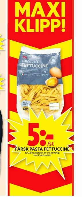 ICA Maxi ICA Pasta erbjuda