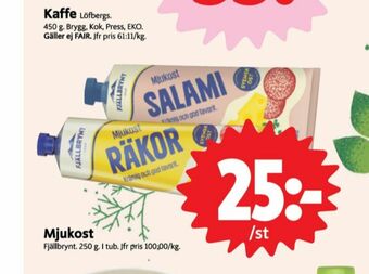 ICA Nära Fjällbrynt Mjukost erbjuda