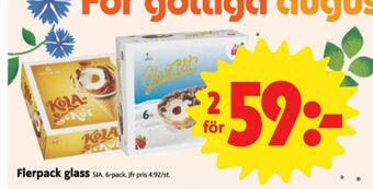 ICA Nära Sia Glasstrutar erbjuda